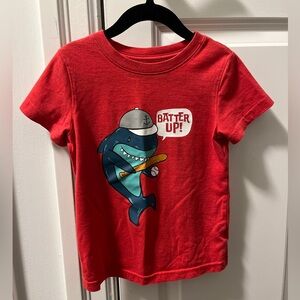 4/$20 CAT & JACK 3T Batter up t-shirt